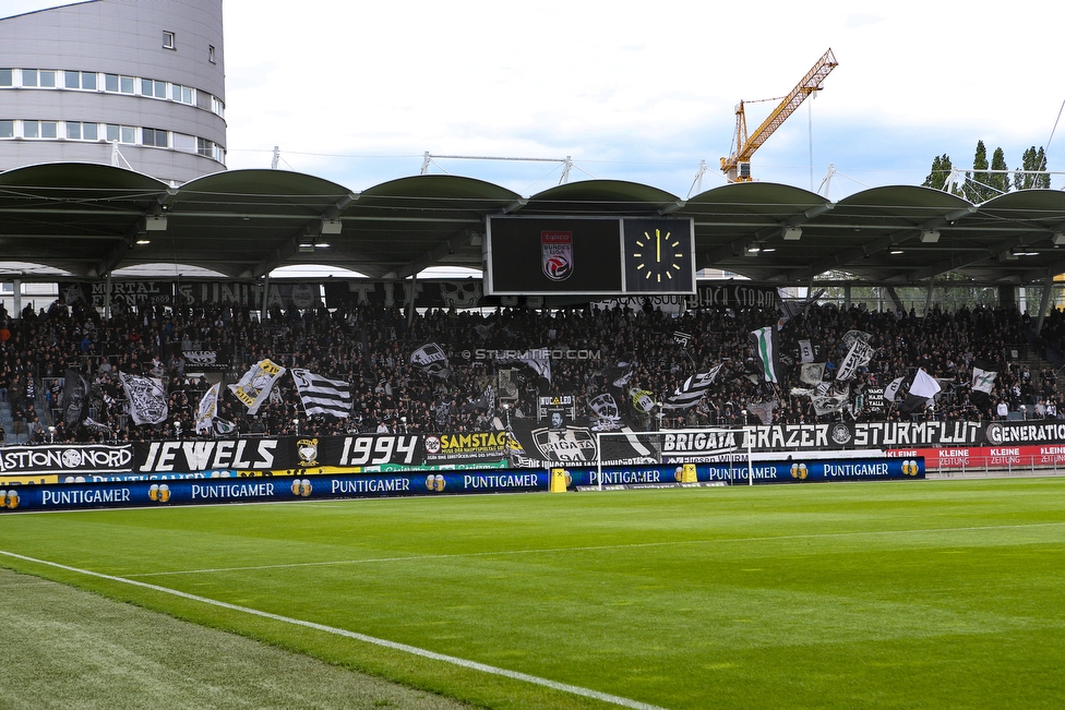 Sturm Graz - Austria Wien
Oesterreichische Fussball Bundesliga, 30. Runde, SK Sturm Graz - FK Austria Wien, Stadion Liebenau Graz, 12.05.2019. 

Foto zeigt Fans von Sturm
