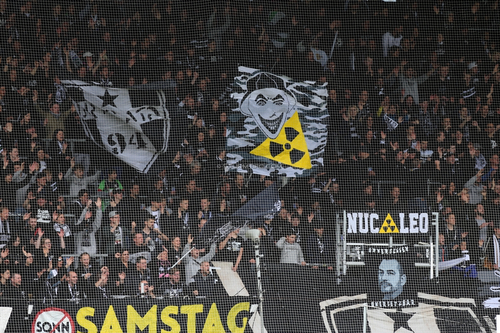 Sturm Graz - Austria Wien
Oesterreichische Fussball Bundesliga, 30. Runde, SK Sturm Graz - FK Austria Wien, Stadion Liebenau Graz, 12.05.2019. 

Foto zeigt Fans von Sturm
