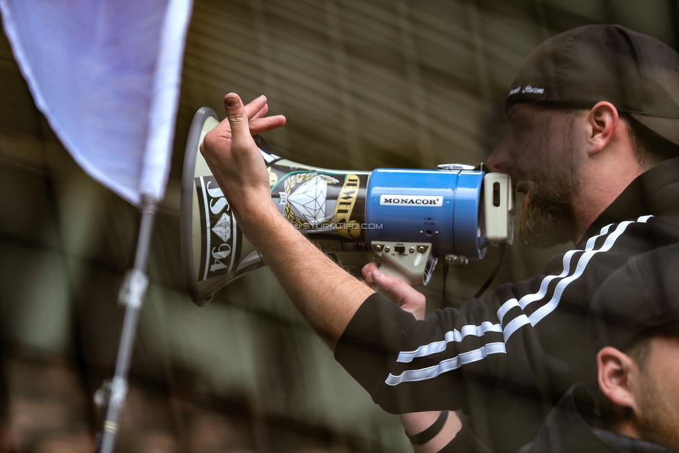 Sturm Graz - Austria Wien
Oesterreichische Fussball Bundesliga, 30. Runde, SK Sturm Graz - FK Austria Wien, Stadion Liebenau Graz, 12.05.2019. 

Foto zeigt Fans von Sturm
