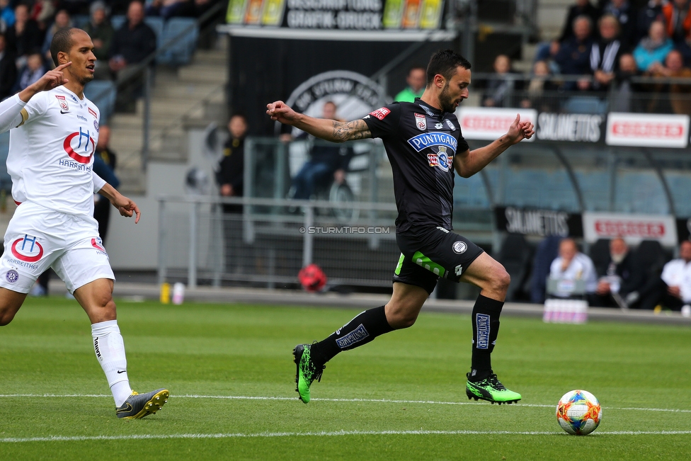 Sturm Graz - Austria Wien
Oesterreichische Fussball Bundesliga, 30. Runde, SK Sturm Graz - FK Austria Wien, Stadion Liebenau Graz, 12.05.2019. 

Foto zeigt Markus Pink (Sturm)
