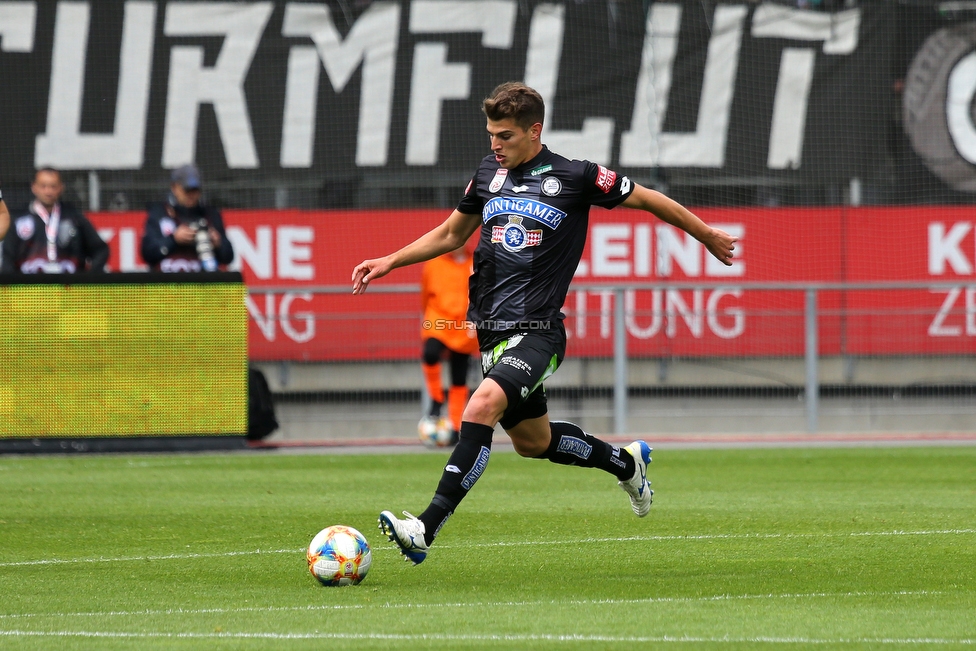 Sturm Graz - Austria Wien
Oesterreichische Fussball Bundesliga, 30. Runde, SK Sturm Graz - FK Austria Wien, Stadion Liebenau Graz, 12.05.2019. 

Foto zeigt Ivan Ljubic (Sturm)
