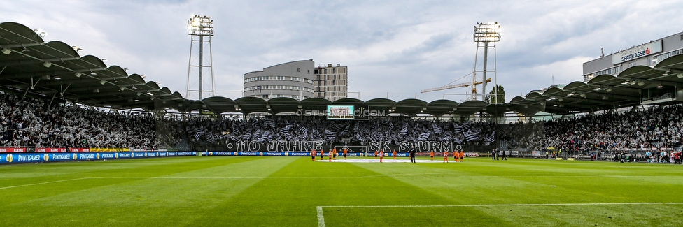 Sturm Graz - RB Salzburg
Oesterreichische Fussball Bundesliga, 31. Runde, SK Sturm Graz - FC RB Salzburg, Stadion Liebenau Graz, 19.05.2019. 

Foto zeigt Fans von Sturm mit einer Choreografie
