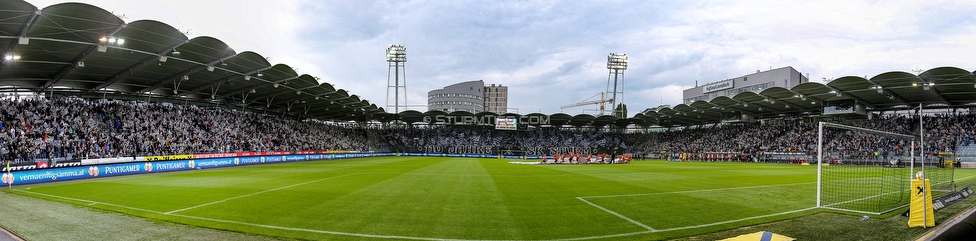 Sturm Graz - RB Salzburg
Oesterreichische Fussball Bundesliga, 31. Runde, SK Sturm Graz - FC RB Salzburg, Stadion Liebenau Graz, 19.05.2019. 

Foto zeigt Fans von Sturm mit einer Choreografie
