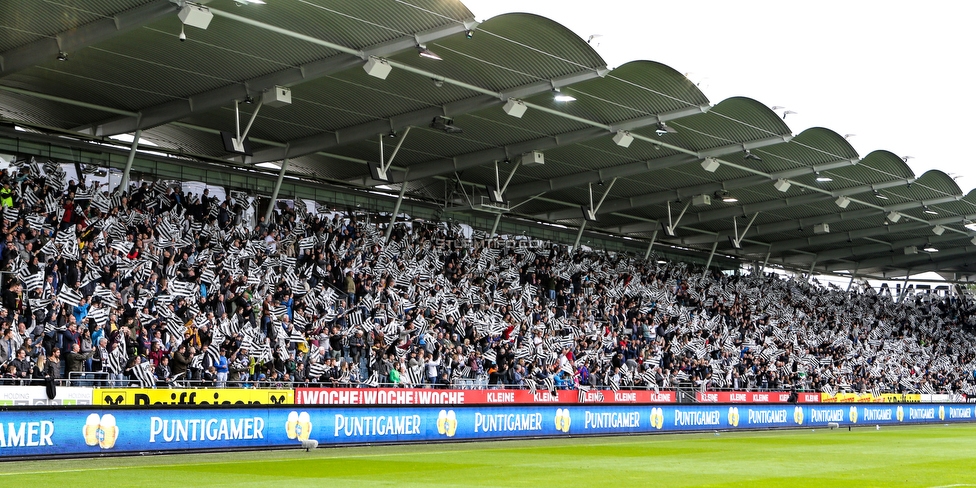 Sturm Graz - RB Salzburg
Oesterreichische Fussball Bundesliga, 31. Runde, SK Sturm Graz - FC RB Salzburg, Stadion Liebenau Graz, 19.05.2019. 

Foto zeigt Fans von Sturm mit einer Choreografie
