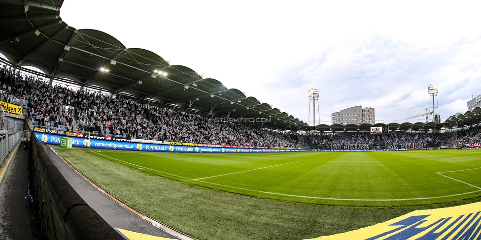 Sturm Graz - RB Salzburg
Oesterreichische Fussball Bundesliga, 31. Runde, SK Sturm Graz - FC RB Salzburg, Stadion Liebenau Graz, 19.05.2019. 

Foto zeigt Fans von Sturm mit einer Choreografie
