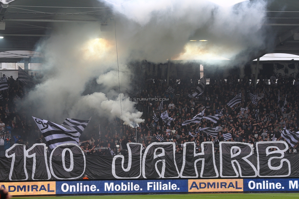 Sturm Graz - RB Salzburg
Oesterreichische Fussball Bundesliga, 31. Runde, SK Sturm Graz - FC RB Salzburg, Stadion Liebenau Graz, 19.05.2019. 

Foto zeigt Fans von Sturm mit einer Choreografie
