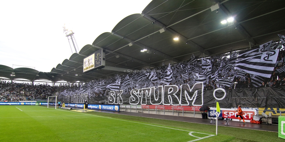 Sturm Graz - RB Salzburg
Oesterreichische Fussball Bundesliga, 31. Runde, SK Sturm Graz - FC RB Salzburg, Stadion Liebenau Graz, 19.05.2019. 

Foto zeigt Fans von Sturm mit einer Choreografie
