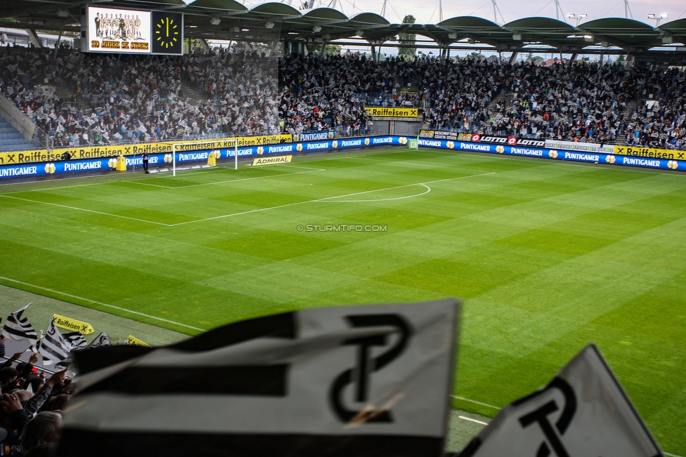 Sturm Graz - RB Salzburg
Oesterreichische Fussball Bundesliga, 31. Runde, SK Sturm Graz - FC RB Salzburg, Stadion Liebenau Graz, 19.05.2019. 

Foto zeigt Fans von Sturm mit einer Choreografie
