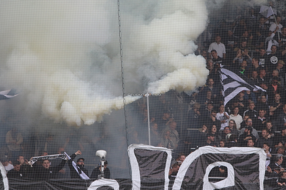 Sturm Graz - RB Salzburg
Oesterreichische Fussball Bundesliga, 31. Runde, SK Sturm Graz - FC RB Salzburg, Stadion Liebenau Graz, 19.05.2019. 

Foto zeigt Fans von Sturm
