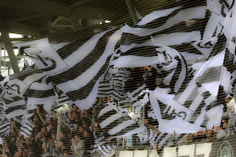 Sturm Graz - RB Salzburg
Oesterreichische Fussball Bundesliga, 31. Runde, SK Sturm Graz - FC RB Salzburg, Stadion Liebenau Graz, 19.05.2019. 

Foto zeigt Fans von Sturm
