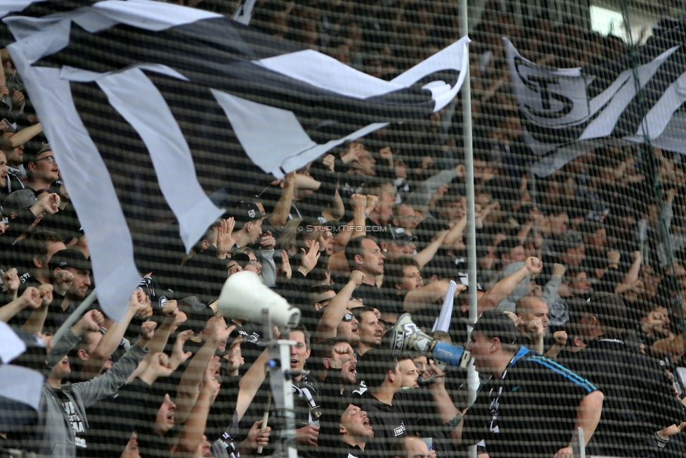 Sturm Graz - RB Salzburg
Oesterreichische Fussball Bundesliga, 31. Runde, SK Sturm Graz - FC RB Salzburg, Stadion Liebenau Graz, 19.05.2019. 

Foto zeigt Fans von Sturm
