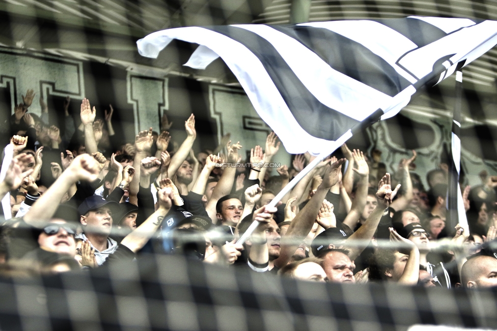 Sturm Graz - RB Salzburg
Oesterreichische Fussball Bundesliga, 31. Runde, SK Sturm Graz - FC RB Salzburg, Stadion Liebenau Graz, 19.05.2019. 

Foto zeigt Fans von Sturm
