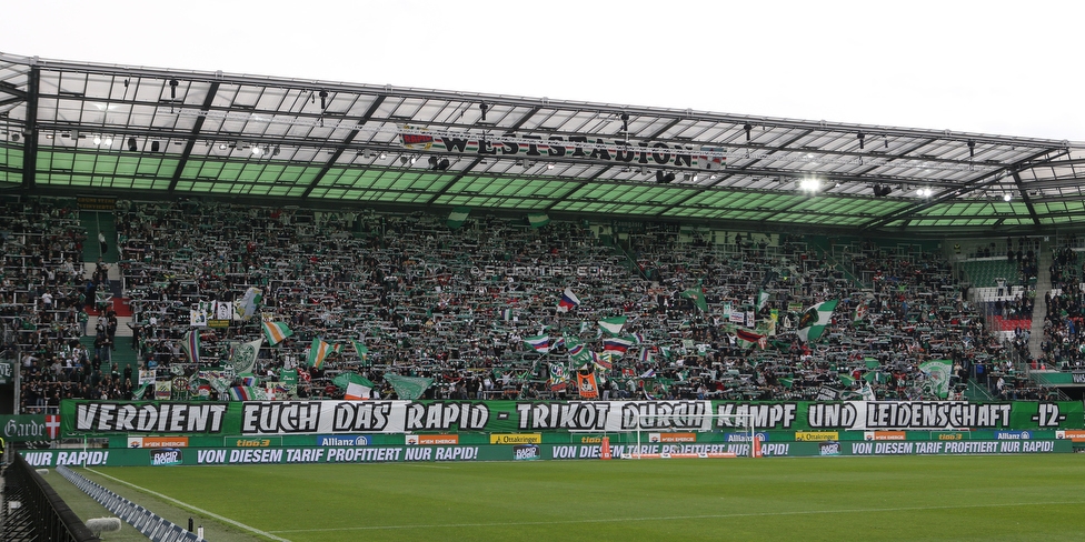 Rapid Wien - Sturm Graz
Oesterreichische Fussball Bundesliga, 34. Runde Europa League Play-Off, SK Rapid Wien - SK Sturm Graz, Weststadion Wien, 30.05.2019. 

Foto zeigt Fans von Rapid
