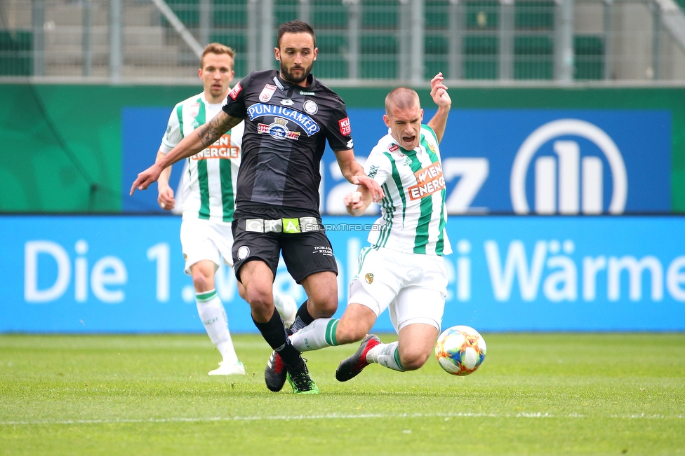 Rapid Wien - Sturm Graz
Oesterreichische Fussball Bundesliga, 34. Runde Europa League Play-Off, SK Rapid Wien - SK Sturm Graz, Weststadion Wien, 30.05.2019. 

Foto zeigt Markus Pink (Sturm)
