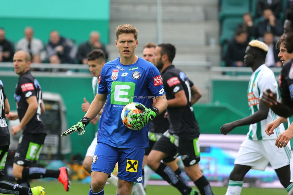 Rapid Wien - Sturm Graz
Oesterreichische Fussball Bundesliga, 34. Runde Europa League Play-Off, SK Rapid Wien - SK Sturm Graz, Weststadion Wien, 30.05.2019. 

Foto zeigt Joerg Siebenhandl (Sturm)
