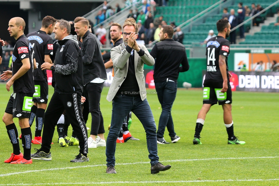 Rapid Wien - Sturm Graz
Oesterreichische Fussball Bundesliga, 34. Runde Europa League Play-Off, SK Rapid Wien - SK Sturm Graz, Weststadion Wien, 30.05.2019. 

Foto zeigt Roman Maehlich (Cheftrainer Sturm)
