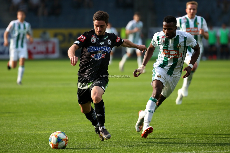 Sturm Graz - Rapid Wien
Oesterreichische Fussball Bundesliga, 35. Runde Europa League Play-Off, SK Sturm Graz - SK Rapid Wien, Stadion Liebenau Graz, 02.06.2019. 

Foto zeigt Otar Kiteishvili (Sturm)
