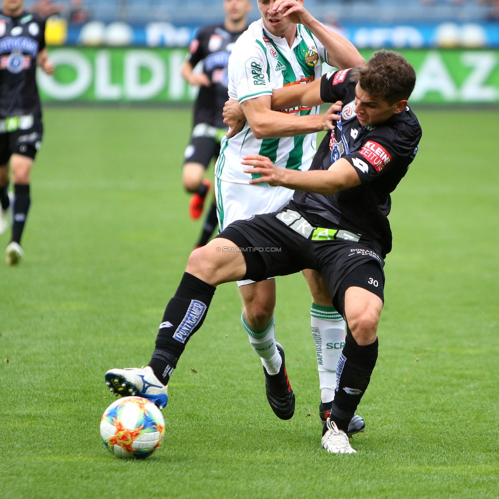 Sturm Graz - Rapid Wien
Oesterreichische Fussball Bundesliga, 35. Runde Europa League Play-Off, SK Sturm Graz - SK Rapid Wien, Stadion Liebenau Graz, 02.06.2019. 

Foto zeigt Ivan Ljubic (Sturm)
