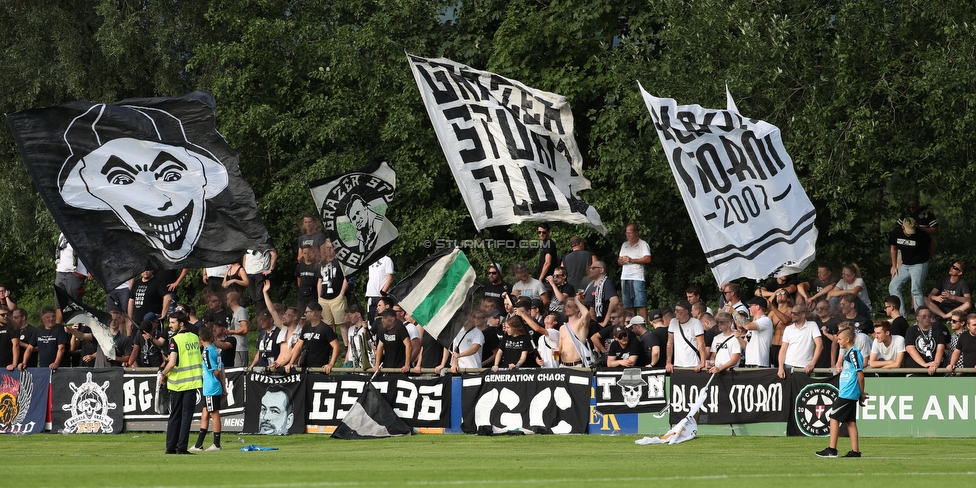 Anif - Sturm Graz
OEFB Cup, 1. Runde, USK Anif - SK Sturm Graz, Sportzentrum Anif, 19.07.2019. 

Foto zeigt Fans von Sturm
