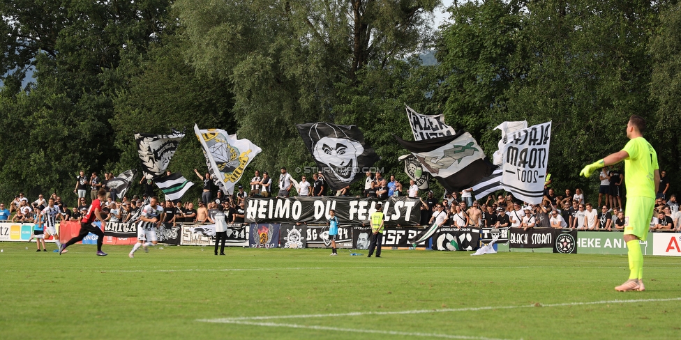 Anif - Sturm Graz
OEFB Cup, 1. Runde, USK Anif - SK Sturm Graz, Sportzentrum Anif, 19.07.2019. 

Foto zeigt Fans von Sturm
