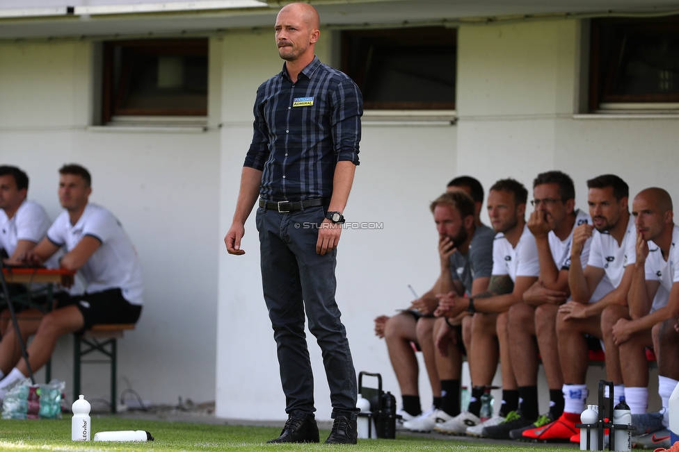 Anif - Sturm Graz
OEFB Cup, 1. Runde, USK Anif - SK Sturm Graz, Sportzentrum Anif, 19.07.2019. 

Foto zeigt Nestor El Maestro (Cheftrainer Sturm)
