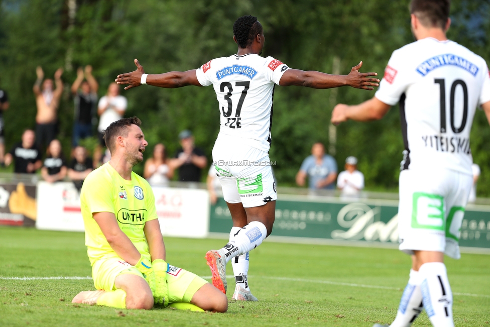 Anif - Sturm Graz
OEFB Cup, 1. Runde, USK Anif - SK Sturm Graz, Sportzentrum Anif, 19.07.2019. 

Foto zeigt Emeka Friday Eze (Sturm)
Schlüsselwörter: torjubel