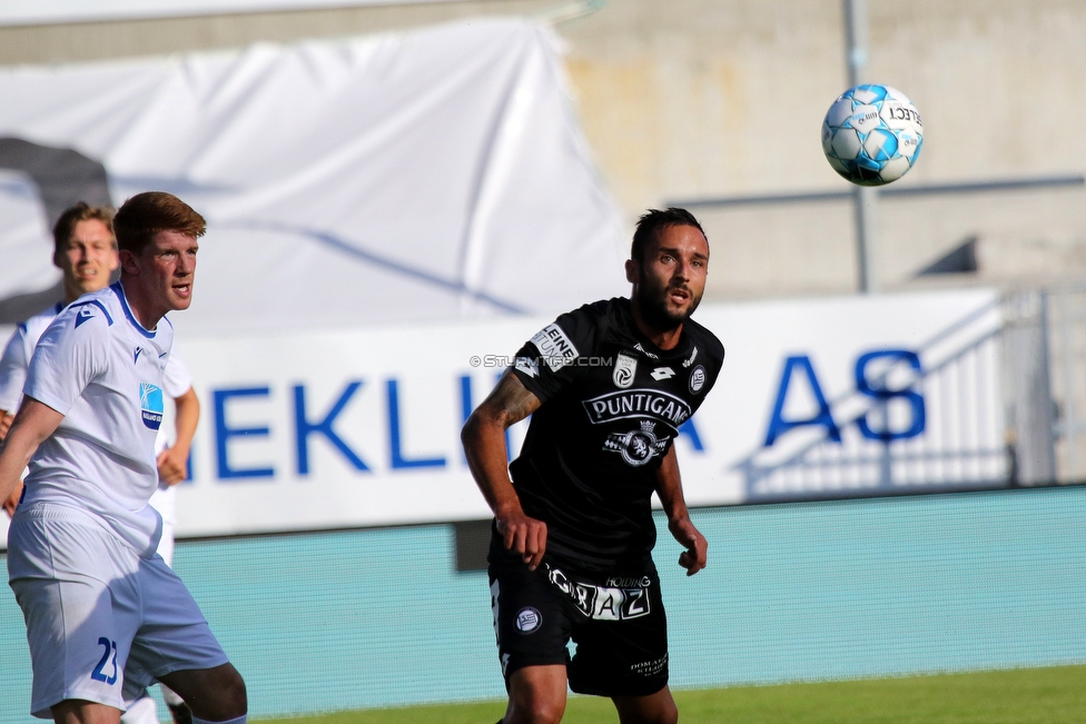 Haugesund - Sturm Graz
UEFA Europa League Qualifikation 2. Runde, FK Haugesund - SK Sturm Graz, Haugesund Stadion, 25.07.2019. 

Foto zeigt Markus Pink (Sturm)
