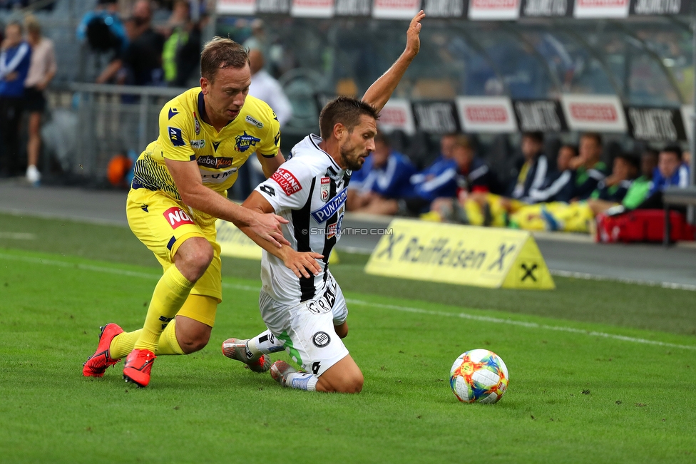 Oesterreichische Fussball Bundesliga, 1. Runde, SK Sturm Graz - SKN St. Poelten, Stadion Liebenau Graz, 28.07.2019. 

Foto zeigt Thomas Schrammel (Sturm)
