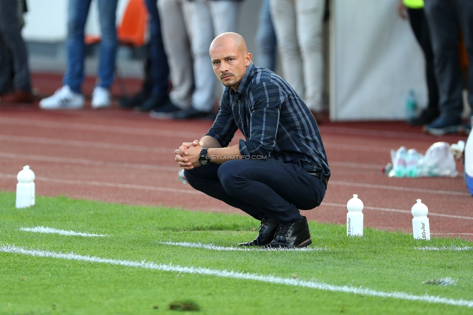 Wolfsberg - Sturm Graz
Oesterreichische Fussball Bundesliga, 2. Runde, Wolfsberger AC - SK Sturm Graz, Lavanttal Arena Wolfsberg, 04.08.2019. 

Foto zeigt Nestor El Maestro (Cheftrainer Sturm)
