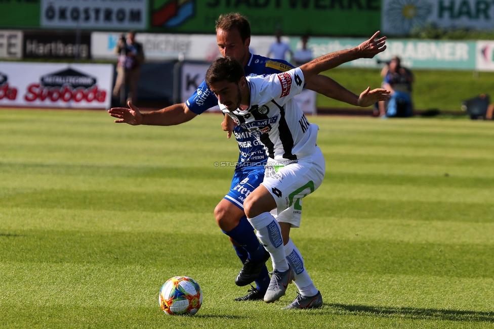 Hartberg - Sturm Graz
Oesterreichische Fussball Bundesliga, 3. Runde, TSV Hartberg - SK Sturm Graz, Stadion Hartberg, 1108.2019. 

Foto zeigt Otar Kiteishvili (Sturm)
