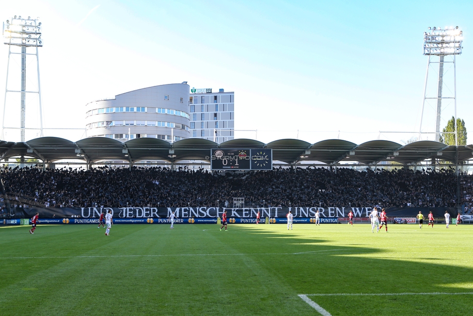 Sturm Graz - Rapid Wien
Oesterreichische Fussball Bundesliga, 4. Runde, SK Sturm Graz - SK Rapid Wien, Stadion Liebenau Graz, 18.08.2019. 

Foto zeigt Fans von Sturm mit einer Choreografie
Schlüsselwörter: pyrotechnik