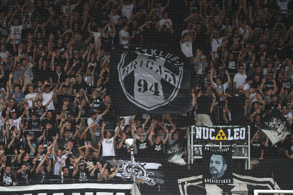 Sturm Graz - Tirol
Oesterreichische Fussball Bundesliga, 5. Runde, SK Sturm Graz - WSG Tirol, Stadion Liebenau Graz, 25.08.2019. 

Foto zeigt Fans von Sturm
