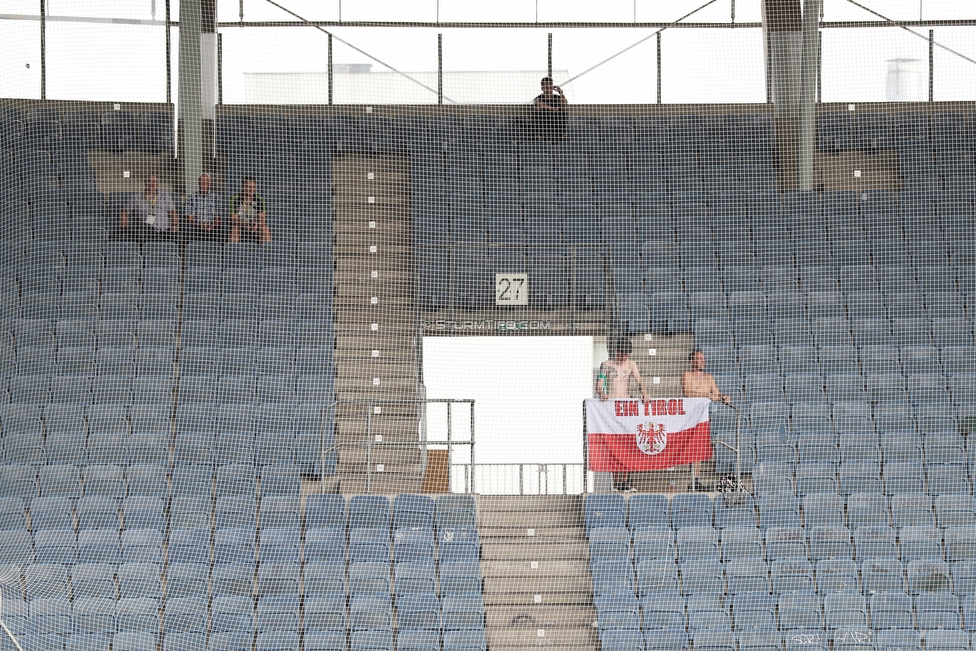 Sturm Graz - Tirol
Oesterreichische Fussball Bundesliga, 5. Runde, SK Sturm Graz - WSG Tirol, Stadion Liebenau Graz, 25.08.2019. 

Foto zeigt Fans von Tirol
