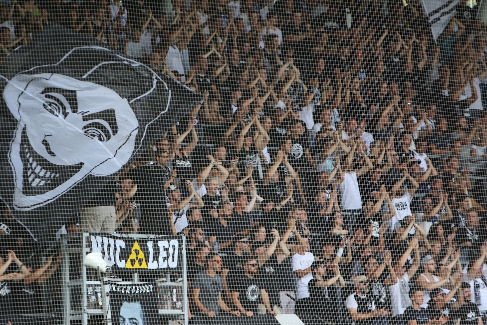 Sturm Graz - Tirol
Oesterreichische Fussball Bundesliga, 5. Runde, SK Sturm Graz - WSG Tirol, Stadion Liebenau Graz, 25.08.2019. 

Foto zeigt Fans von Sturm
