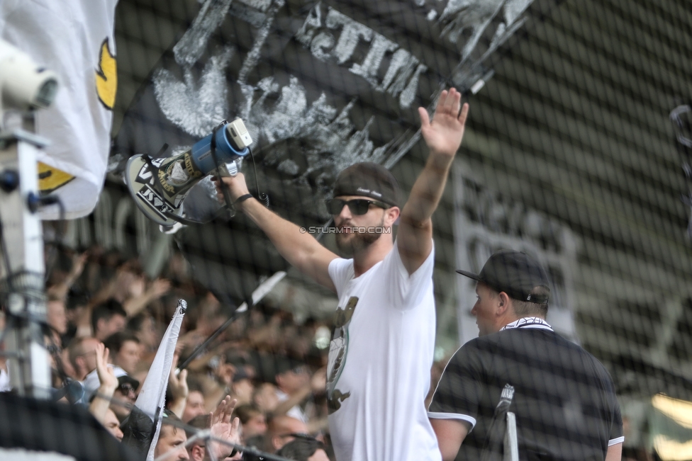 Sturm Graz - Tirol
Oesterreichische Fussball Bundesliga, 5. Runde, SK Sturm Graz - WSG Tirol, Stadion Liebenau Graz, 25.08.2019. 

Foto zeigt Fans von Sturm
Schlüsselwörter: vorsaenger