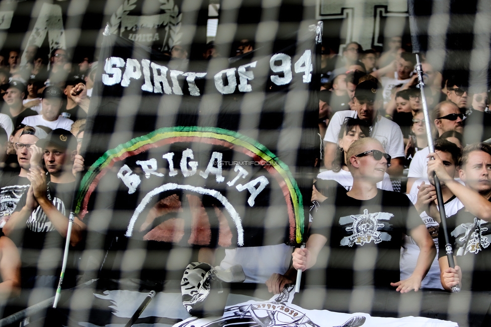 Sturm Graz - Tirol
Oesterreichische Fussball Bundesliga, 5. Runde, SK Sturm Graz - WSG Tirol, Stadion Liebenau Graz, 25.08.2019. 

Foto zeigt Fans von Sturm
