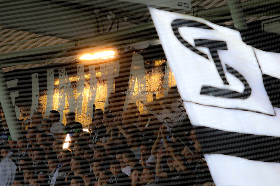 Sturm Graz - Tirol
Oesterreichische Fussball Bundesliga, 5. Runde, SK Sturm Graz - WSG Tirol, Stadion Liebenau Graz, 25.08.2019. 

Foto zeigt Fans von Sturm
