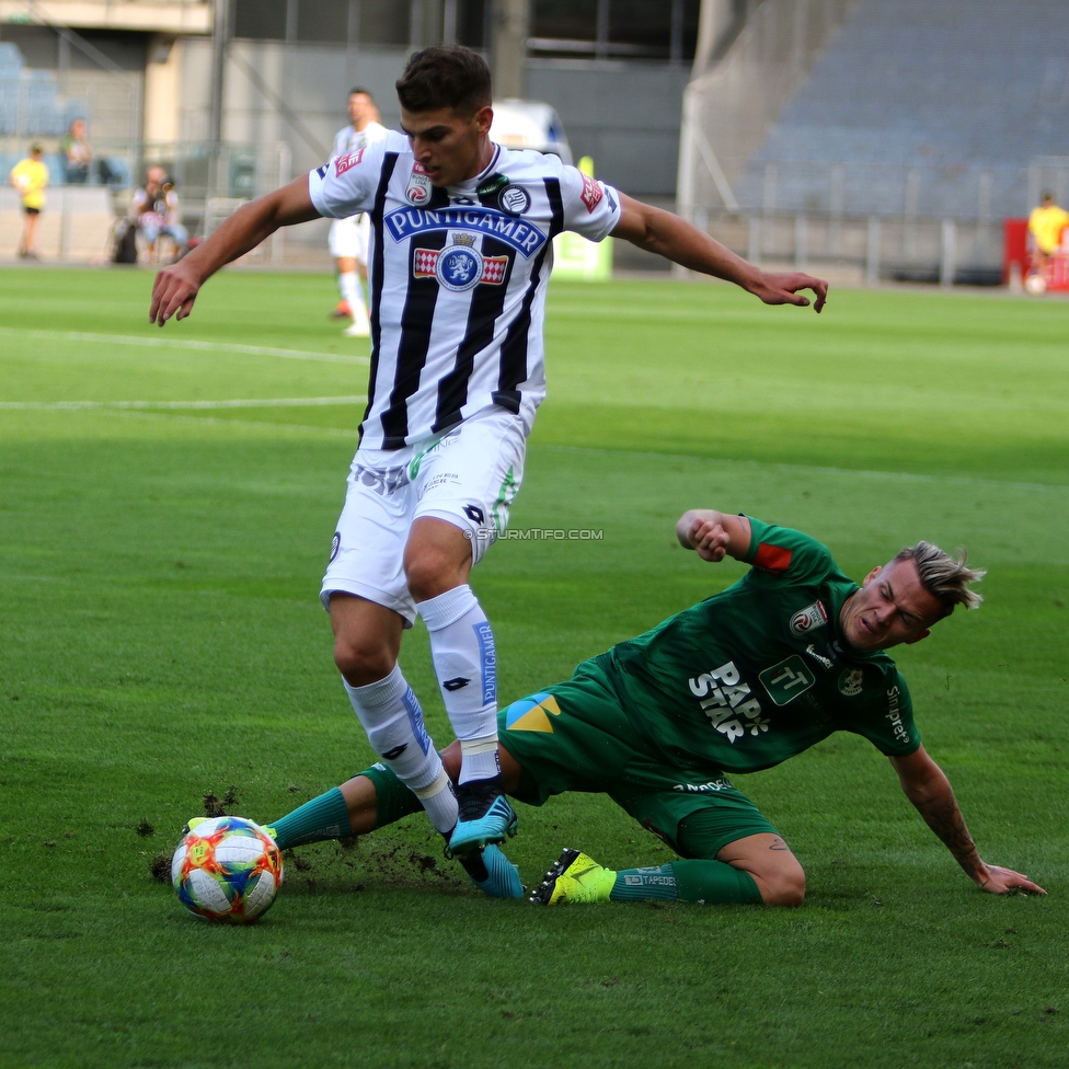 Sturm Graz - Tirol
Oesterreichische Fussball Bundesliga, 5. Runde, SK Sturm Graz - WSG Tirol, Stadion Liebenau Graz, 25.08.2019. 

Foto zeigt Ivan Ljubic (Sturm)
