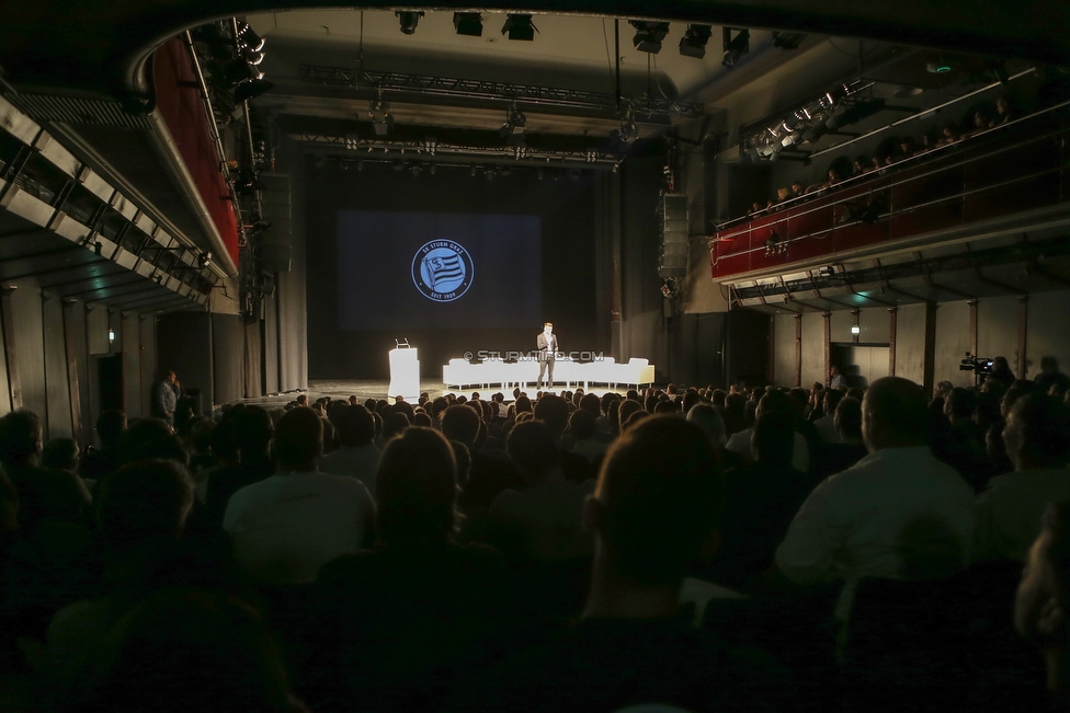 Sturm Leitbild Praesentation
SK Sturm Graz Leitbild Praesentation, Orpheum Graz, 11.09.2019.

Foto zeigt eine Innenansicht im Orpheum
