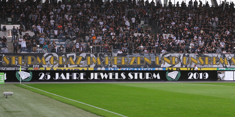 Sturm Graz - LASK
Oesterreichische Fussball Bundesliga, 7. Runde, SK Sturm Graz - LASK, Stadion Liebenau Graz, 14.09.2019. 

Foto zeigt Fans von Sturm
Schlüsselwörter: jewels