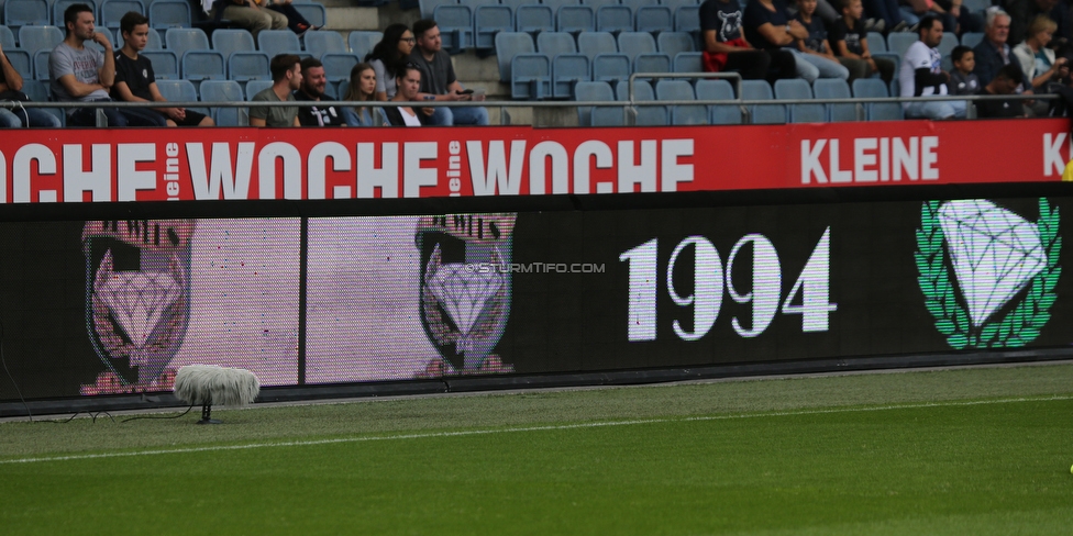 Sturm Graz - LASK
Oesterreichische Fussball Bundesliga, 7. Runde, SK Sturm Graz - LASK, Stadion Liebenau Graz, 14.09.2019. 

Foto zeigt die Anzeigetafel
