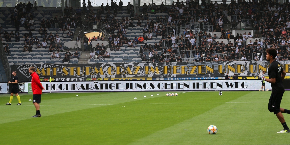 Sturm Graz - LASK
Oesterreichische Fussball Bundesliga, 7. Runde, SK Sturm Graz - LASK, Stadion Liebenau Graz, 14.09.2019. 

Foto zeigt die Anzeigetafel
