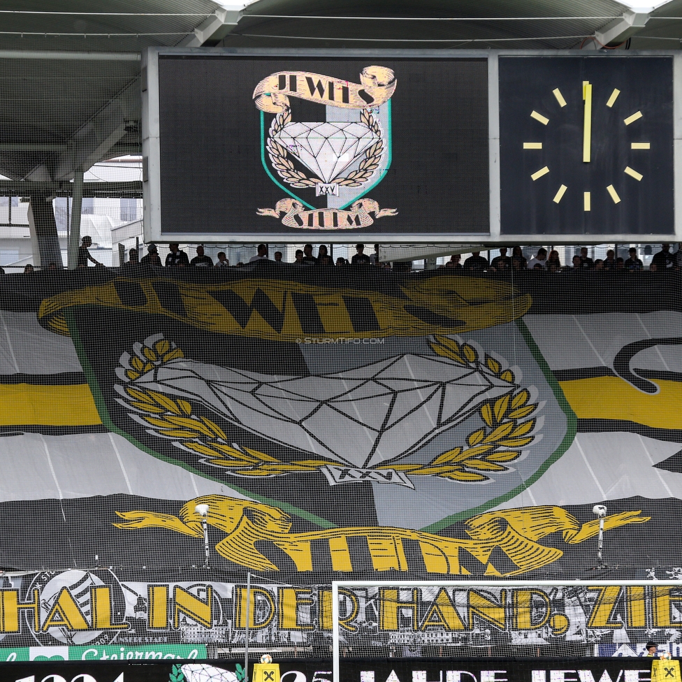 Sturm Graz - LASK
Oesterreichische Fussball Bundesliga, 7. Runde, SK Sturm Graz - LASK, Stadion Liebenau Graz, 14.09.2019. 

Foto zeigt Fans von Sturm mit einer Choreografie
Schlüsselwörter: jewels