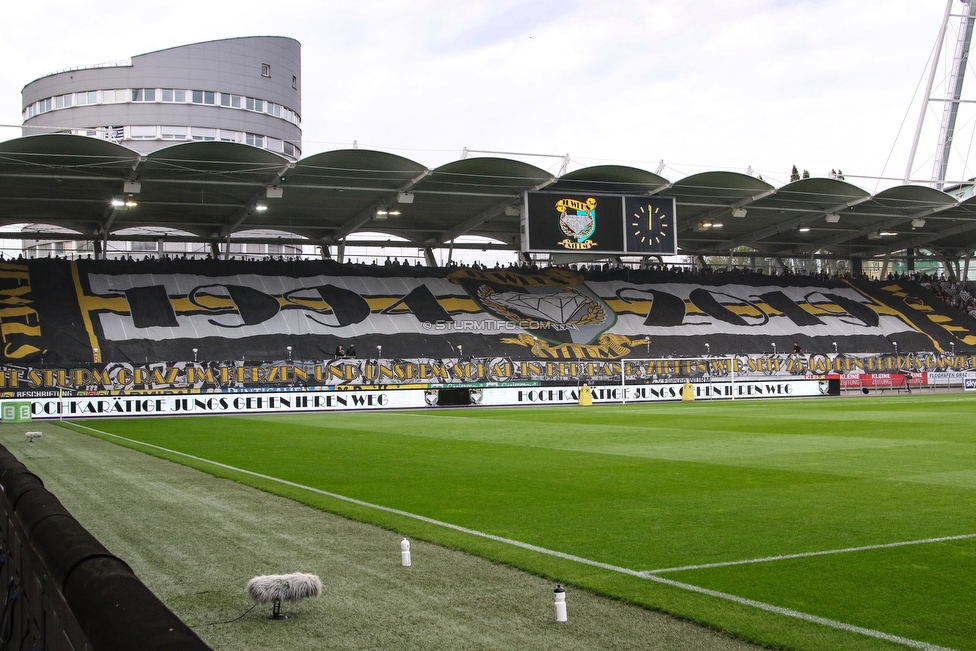 Sturm Graz - LASK
Oesterreichische Fussball Bundesliga, 7. Runde, SK Sturm Graz - LASK, Stadion Liebenau Graz, 14.09.2019. 

Foto zeigt Fans von Sturm mit einer Choreografie
Schlüsselwörter: jewels