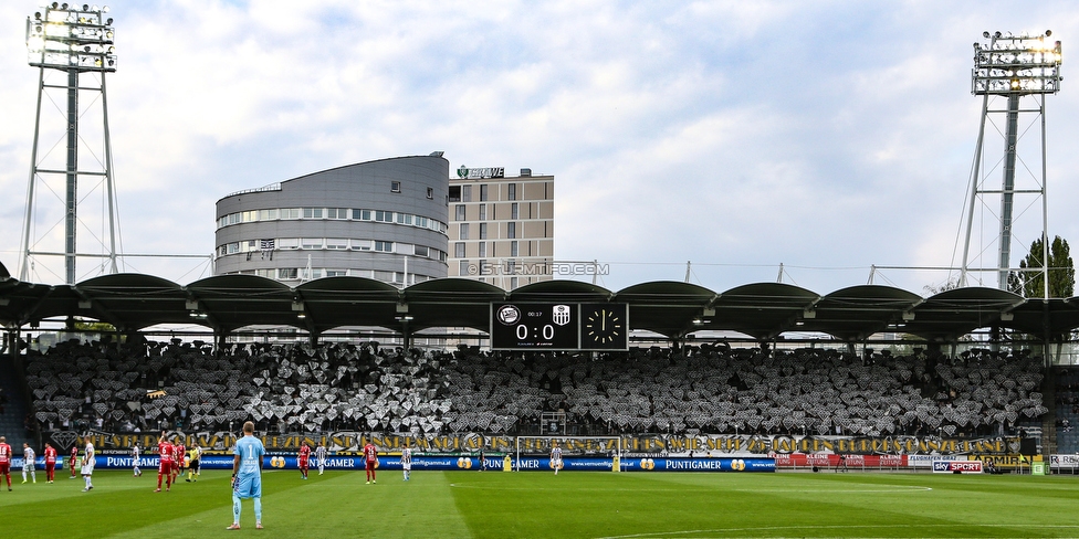 Sturm Graz - LASK
Oesterreichische Fussball Bundesliga, 7. Runde, SK Sturm Graz - LASK, Stadion Liebenau Graz, 14.09.2019. 

Foto zeigt Fans von Sturm mit einer Choreografie
Schlüsselwörter: jewels