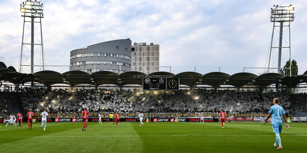 Sturm Graz - LASK
Oesterreichische Fussball Bundesliga, 7. Runde, SK Sturm Graz - LASK, Stadion Liebenau Graz, 14.09.2019. 

Foto zeigt Fans von Sturm mit einer Choreografie
Schlüsselwörter: jewels