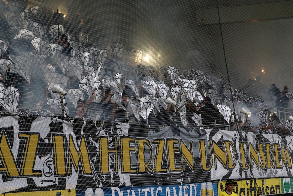 Sturm Graz - LASK
Oesterreichische Fussball Bundesliga, 7. Runde, SK Sturm Graz - LASK, Stadion Liebenau Graz, 14.09.2019. 

Foto zeigt Fans von Sturm mit einer Choreografie
Schlüsselwörter: jewels pyrotechnik