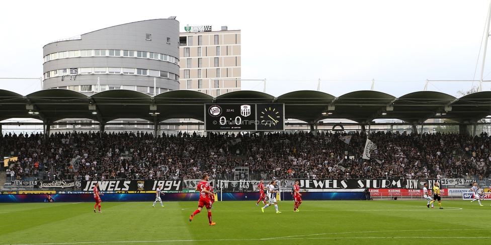 Sturm Graz - LASK
Oesterreichische Fussball Bundesliga, 7. Runde, SK Sturm Graz - LASK, Stadion Liebenau Graz, 14.09.2019. 

Foto zeigt Fans von Sturm
