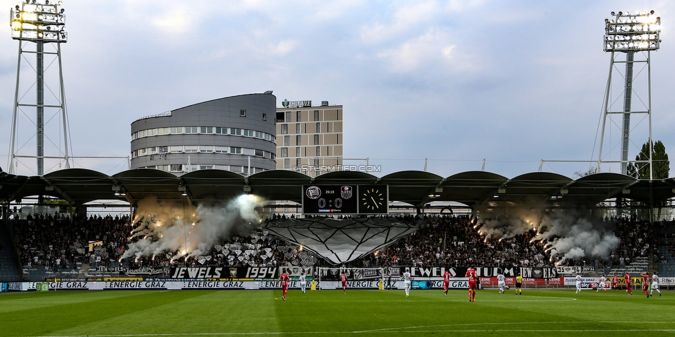 Sturm Graz - LASK
Oesterreichische Fussball Bundesliga, 7. Runde, SK Sturm Graz - LASK, Stadion Liebenau Graz, 14.09.2019. 

Foto zeigt Fans von Sturm mit einer Choreografie
Schlüsselwörter: jewels pyrotechnik