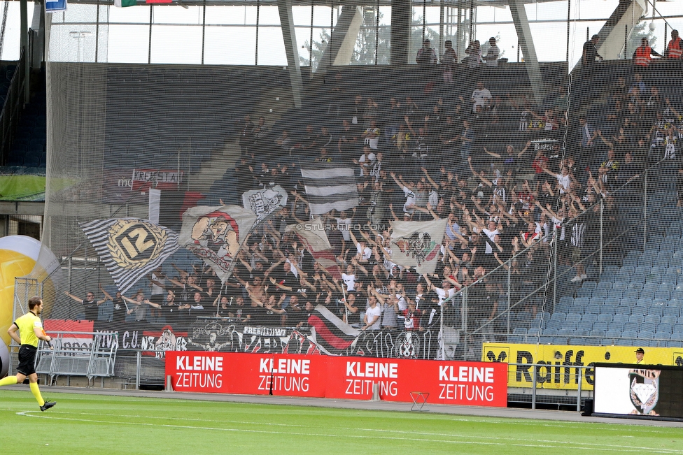 Sturm Graz - LASK
Oesterreichische Fussball Bundesliga, 7. Runde, SK Sturm Graz - LASK, Stadion Liebenau Graz, 14.09.2019. 

Foto zeigt Fans von LASK Linz
